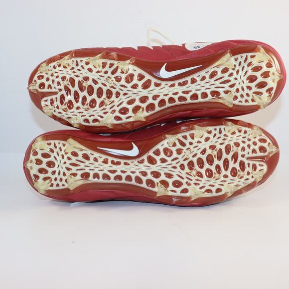 Nike Alpha Menace Pro 2 Football Cleats – Size 13 – Red/White - Picture 5 of 7